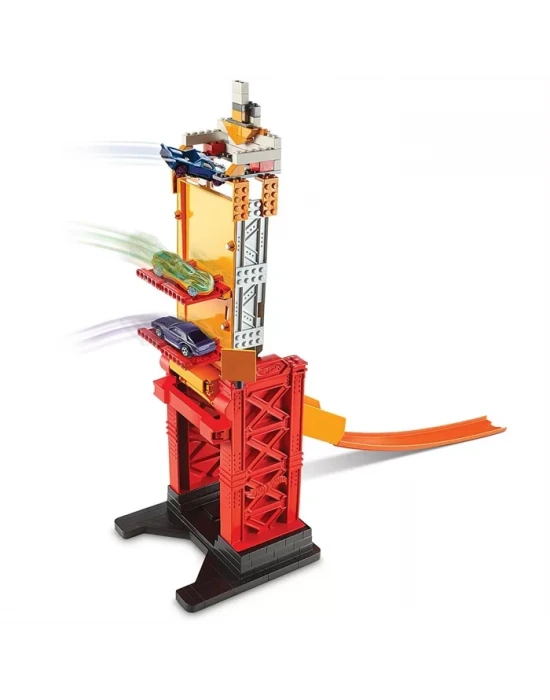 Hot Wheels Track Builder Bloklu Köprü Yarışı Oyun Seti
