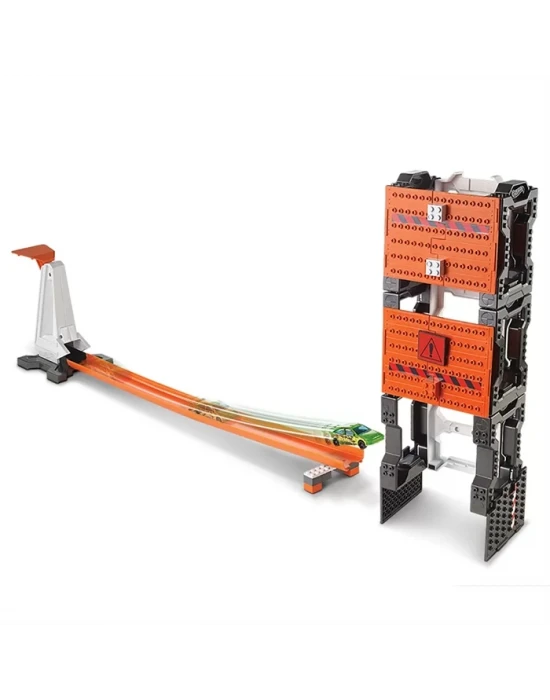 Hot Whells Track Builder Çılgın Çarpışma Yarış Seti