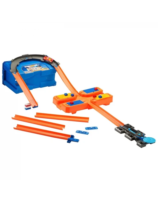 Hot Wheels Track Builder Kutulu Uzman Serisi Yarış Seti DWW95