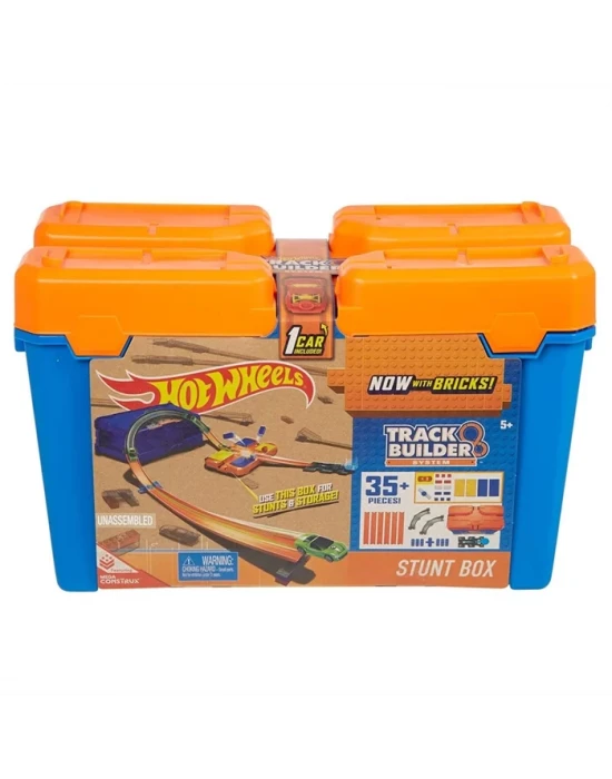 Hot Wheels Track Builder Kutulu Uzman Serisi Yarış Seti DWW95
