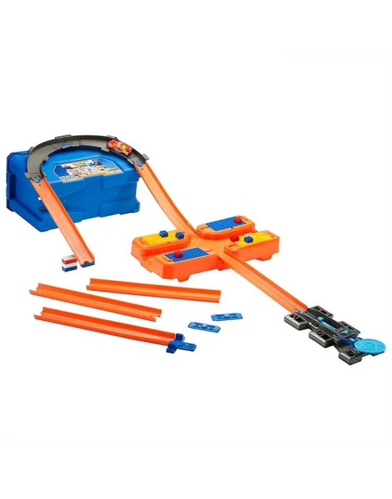 Hot Wheels Track Builder Kutulu Uzman Serisi Yarış Seti DWW95
