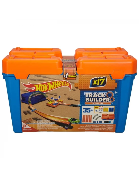 Hot Wheels Track Builder Kutulu Uzman Serisi Yarış Seti DWW95