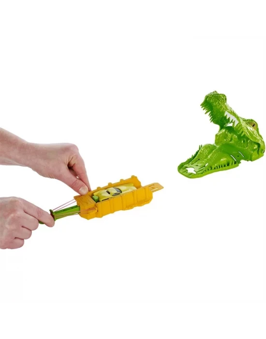 Hot Wheels Çılgın Yaratıklar Crocodile Crunch Oyun Seti
