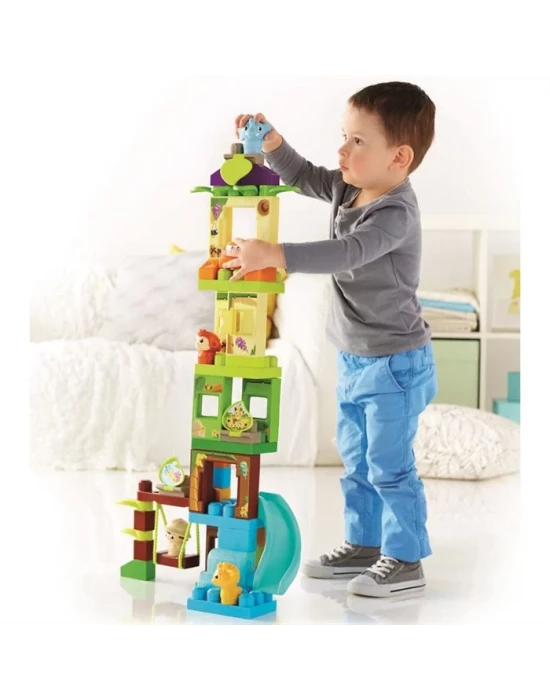 Mega Bloks Fisher-Price Swing and Slide Jungle 1-5 Yaş
