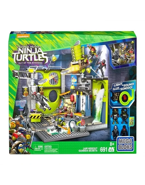 Mega Bloks Ninja Kaplumbağalar Movie Sewer Hideout Oyun Seti