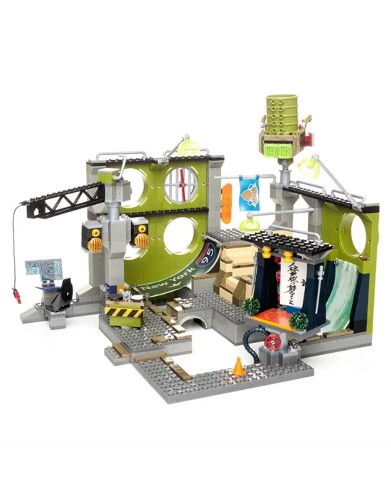 Mega Bloks Ninja Kaplumbağalar Movie Sewer Hideout Oyun Seti