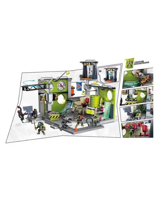 Mega Bloks Ninja Kaplumbağalar Movie Sewer Hideout Oyun Seti