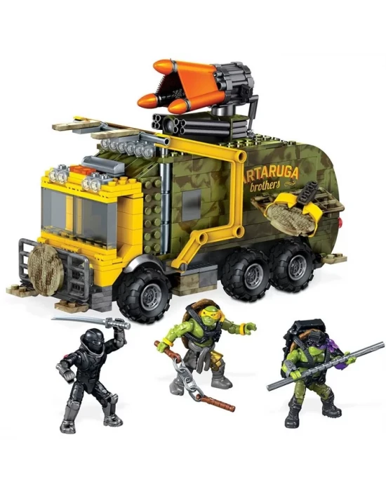 Mega Bloks Ninja Kaplumbağalar Movie Turtle Van Oyun Seti