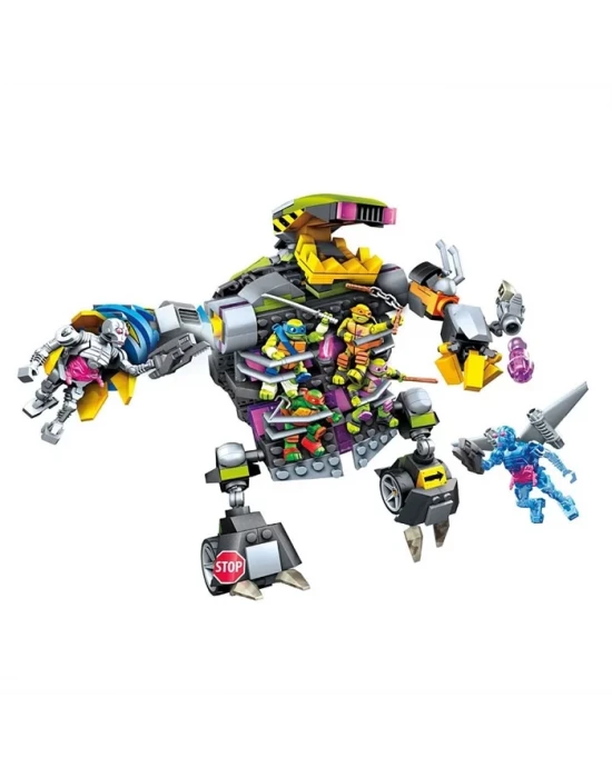 Mega Bloks Ninja Kaplumbağalar Transforming Turtle Mech Oyun Seti