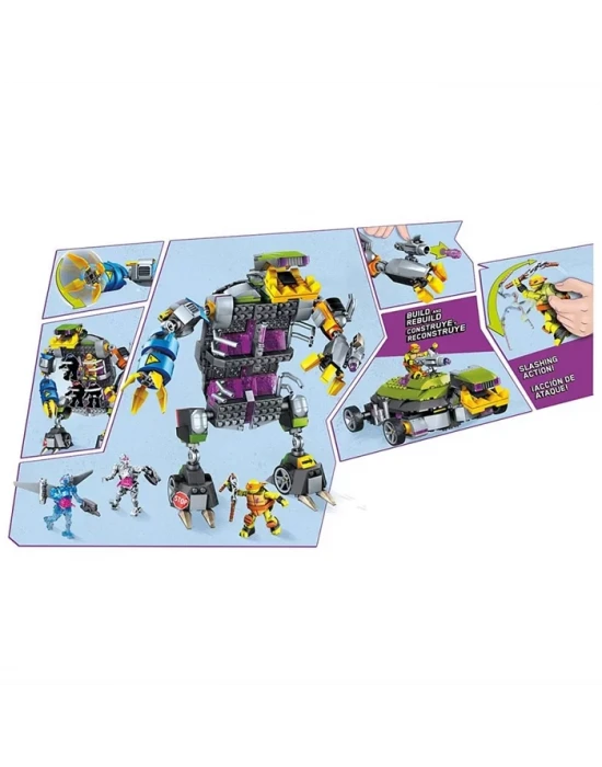 Mega Bloks Ninja Kaplumbağalar Transforming Turtle Mech Oyun Seti