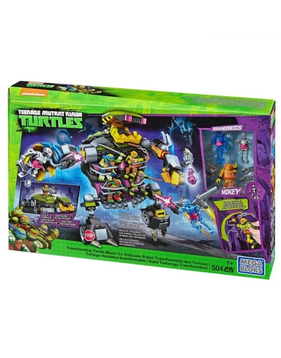 Mega Bloks Ninja Kaplumbağalar Transforming Turtle Mech Oyun Seti