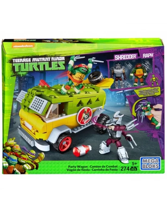 Mega Bloks Ninja Kaplumbağalar Party Van Oyun Seti