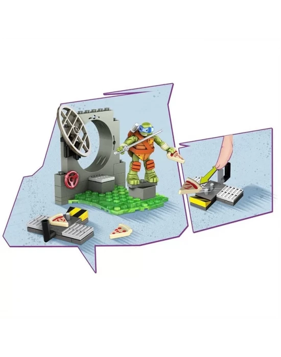 Mega Bloks Ninja Kaplumbağalar Lair Training Leo Oyun Seti