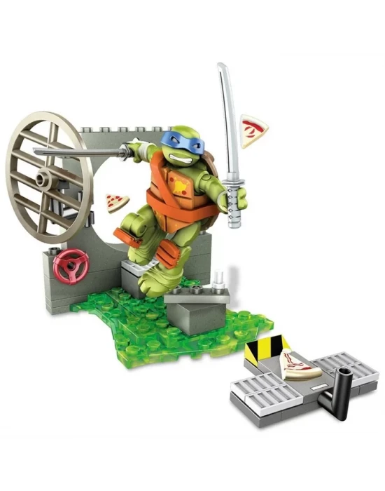 Mega Bloks Ninja Kaplumbağalar Lair Training Leo Oyun Seti