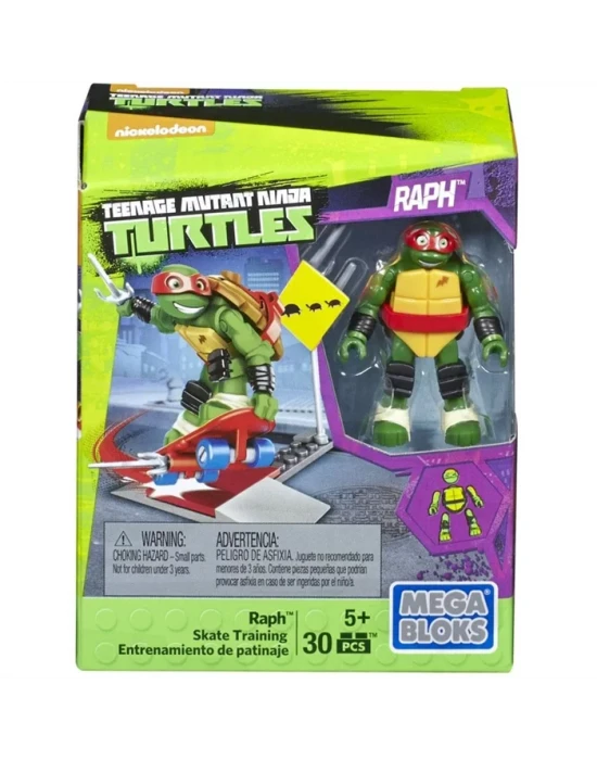 Mega Bloks Ninja Kaplumbağalar Street Training Raph Oyun Seti
