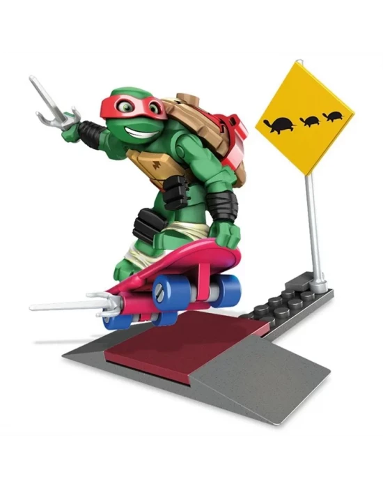 Mega Bloks Ninja Kaplumbağalar Street Training Raph Oyun Seti