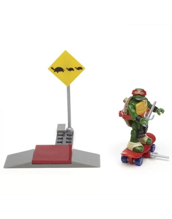 Mega Bloks Ninja Kaplumbağalar Street Training Raph Oyun Seti