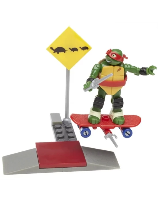 Mega Bloks Ninja Kaplumbağalar Street Training Raph Oyun Seti
