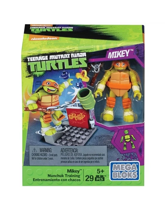Mega Bloks Ninja Kaplumbağalar Street Training Mikey Oyun Seti