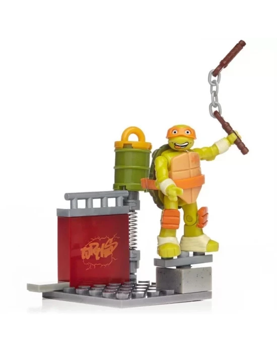 Mega Bloks Ninja Kaplumbağalar Street Training Mikey Oyun Seti