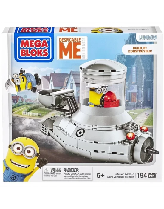 Mega Bloks Minions Özel Aracı Oyun Seti 194 Parça