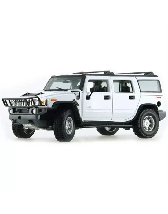 Maisto Hummer H2 Suv 2003 1:18 Model Araba P/E Beyaz