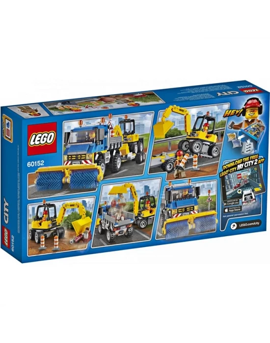 Lego City Sweeper & Excavator 60152