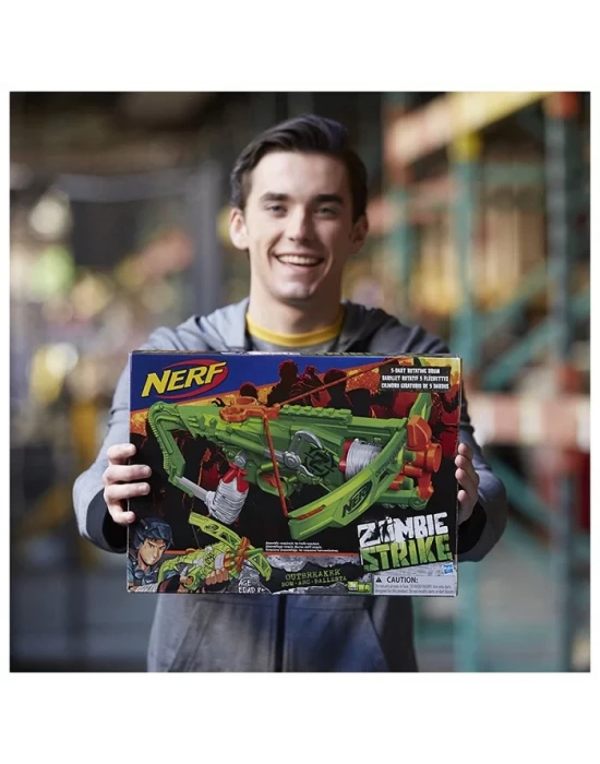 Nerf Zombie Strike Outbreaker Bow B9093