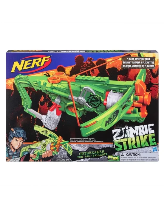 Nerf Zombie Strike Outbreaker Bow B9093
