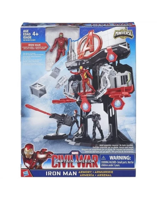 Marvel Captain America Civil War Bunker Oyun Seti