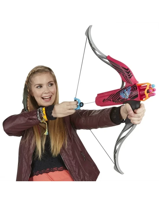 Nerf Rebelle Strongheart Bow Pembe