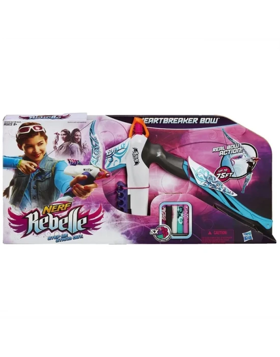 Hasbro Nerf Rebelle Heartbreaker Bow Oyun Seti - Mavi