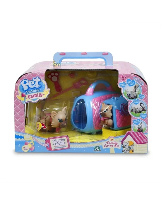 Pet Parade Family Kedi Taşıma Çantası Oyun Seti
