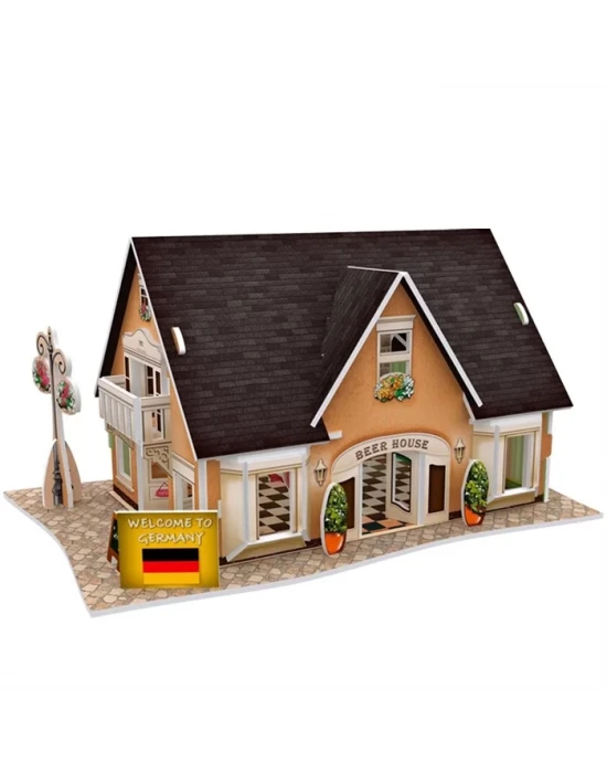 Cubic Fun 3D 42 Parça Puzzle Alman Bira Evi