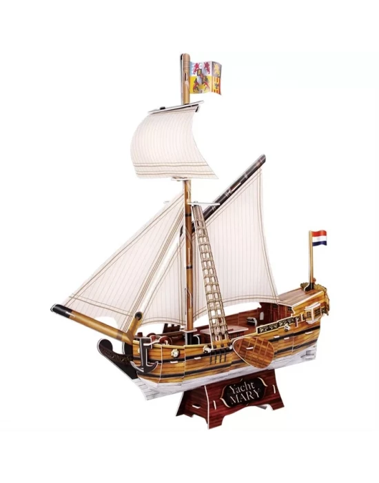 Cubic Fun 3D 83 Parça Puzzle Yacht Mary Gemi