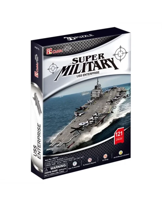 Cubic Fun 3D Puzzle 121 Parça USS Enterprise Uçak Gemisi