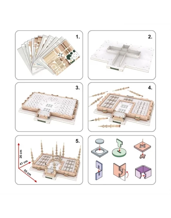 Cubic Fun 3D Puzzle Mescid-i Nebevi - Suudi Arabistan