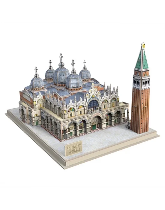 Cubic Fun 3D Puzzle 107 Parça San Marco Meydanı - İtalya