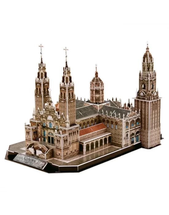 Cubic Fun 3D Puzzle 101 Parça Santiago de Compostela Katedrali -