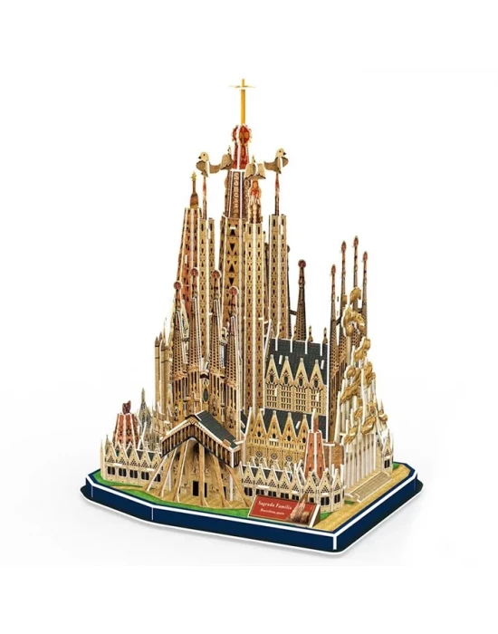 Cubic Fun 3D 194 Parça Puzzle La Sagrada Familia Kilisesi - İspan