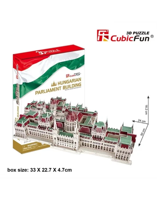 Cubic Fun 3D 237 Parça Puzzle Parlemento Binası - Macaristan