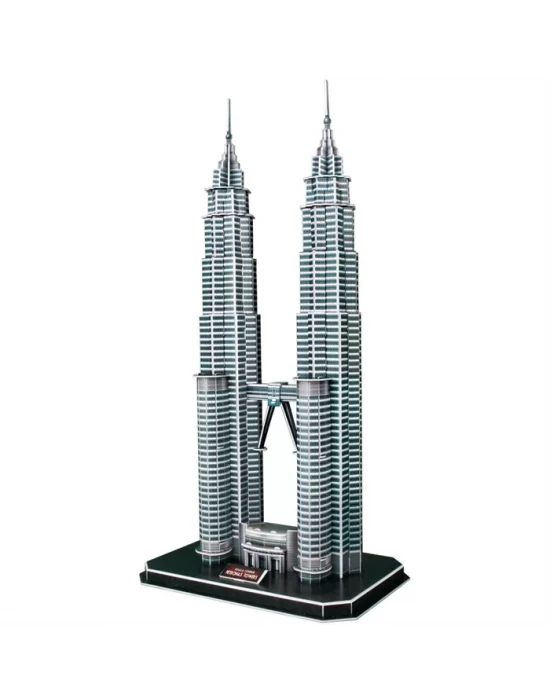 Cubic Fun 3D 86 Parça Puzzle Petronas Kuleleri - Malezya