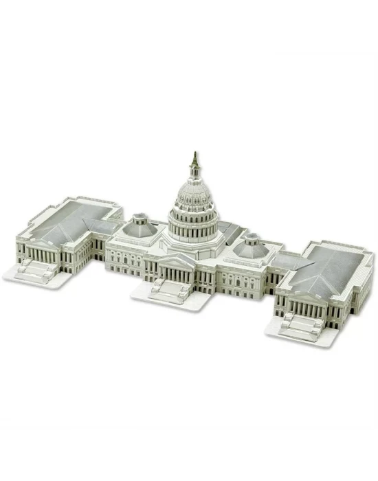 Cubic Fun 3D 132 Parça Puzzle Capitol Hill Kongre Binası - ABD