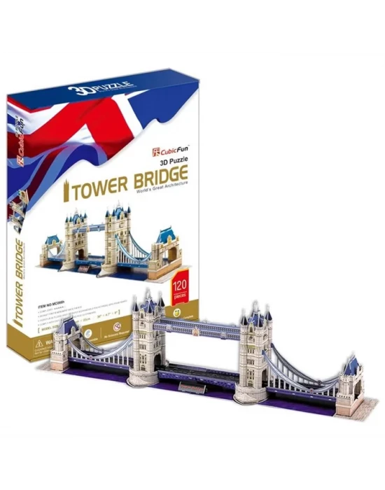 Cubic Fun 3D 120 Parça Puzzle Tower Bridge- İngiltere