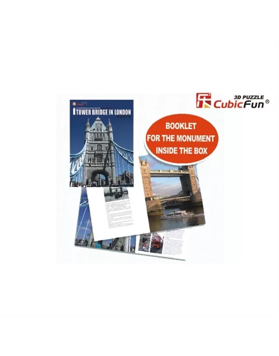Cubic Fun 3D 120 Parça Puzzle Tower Bridge- İngiltere