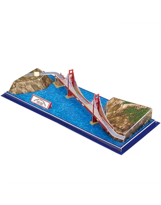 Cubic Fun 3D 20 Parça Puzzle Golden Gate Köprüsü