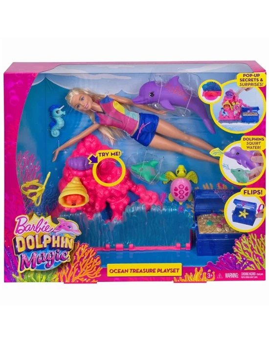 Barbie Sihirli Yunuslar Okyanus Harikaları Oyun Seti