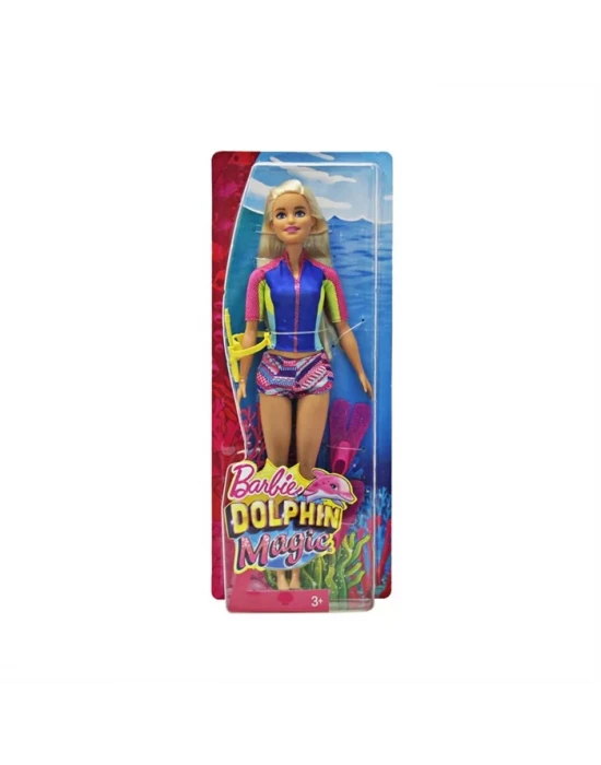 Barbie Sihirli Yunuslar Yüzücü Model Bebek