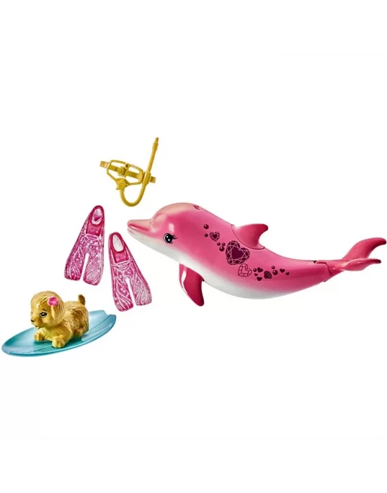 Sihirli Yunuslar Dalgıç Barbie Bebek
