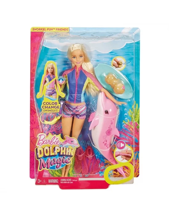 Sihirli Yunuslar Dalgıç Barbie Bebek